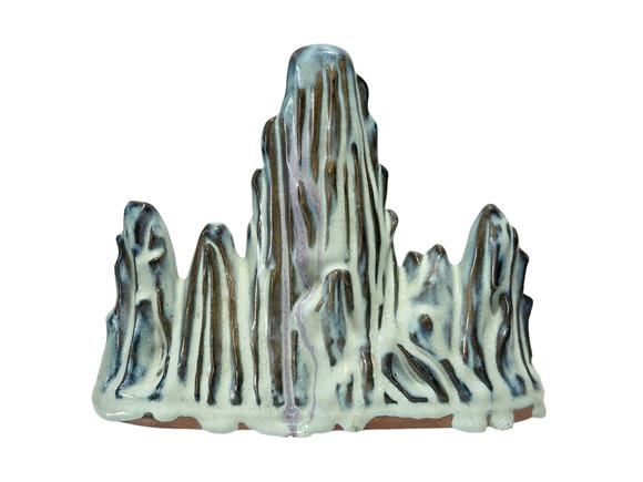 Castle AuctionA Chinese Mountain shape Brush Holder, Ming Dynasty Pr. or earlier.
