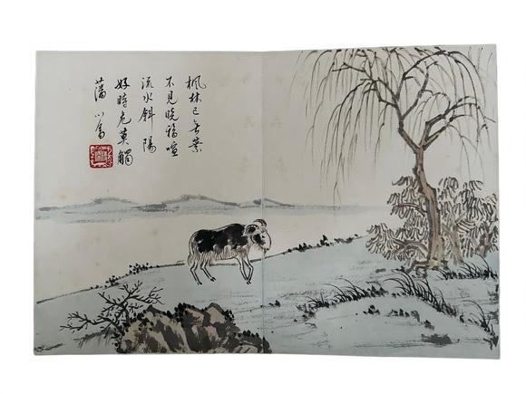 Castle AuctionA Chinese handpainting, Signed&Marked.