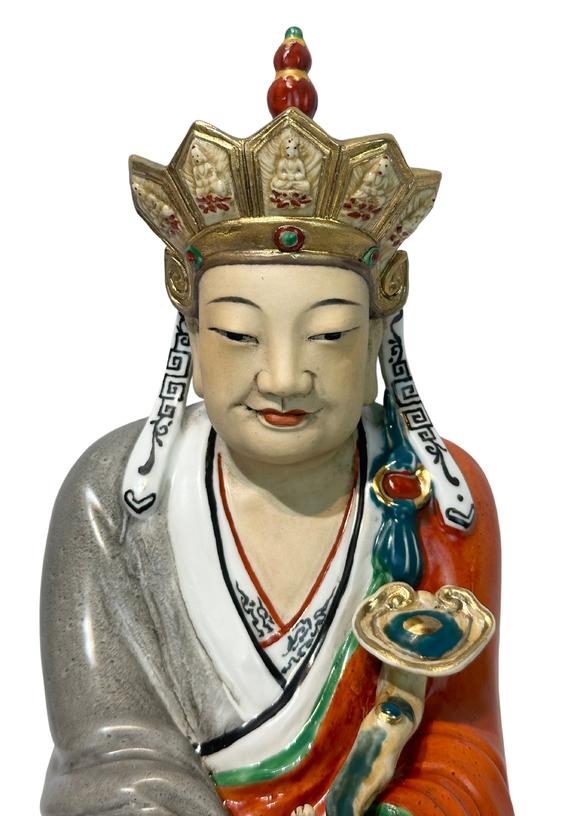 Castle AuctionA Chinese rare pocelain Buddha, Republic Pr.