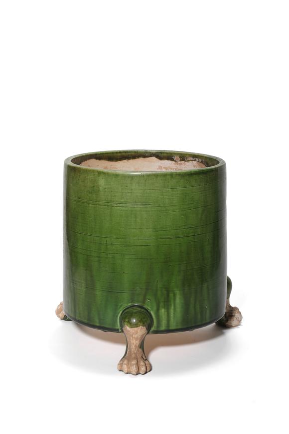 Castle AuctionA Green Glaze Tripod Censer, 10th–13th C Pr.