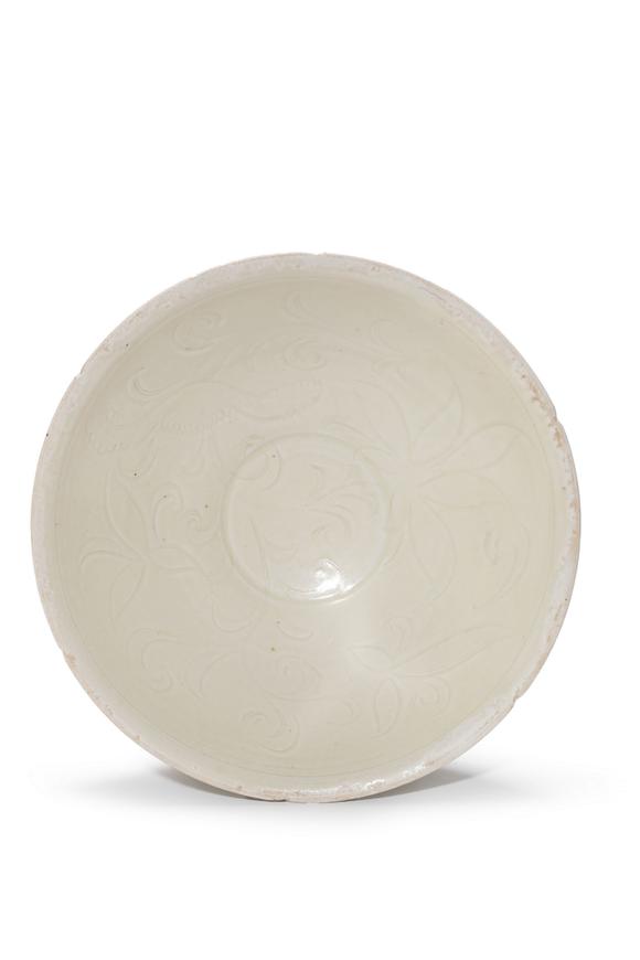 Castle AuctionA Ding Kiln White Glaze Bowl, 10th–12th C Pr.