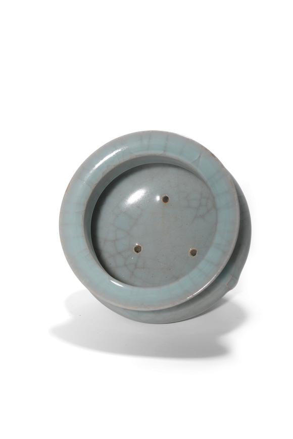 Castle AuctionA Longquan Celadon Tripod Censer, 13th–14th C Pr.