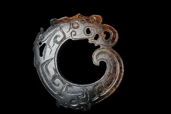 Castle AuctionA Jade ornament, 2th- 12th Pr.