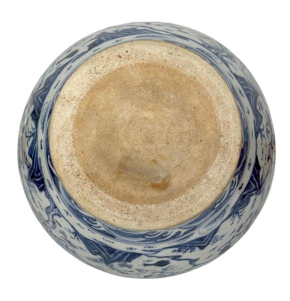 Castle AuctionA Chinese Blue and white figure jar, Ming Dynasty Pr. 