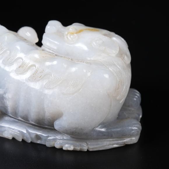弘楊株式會社高古玉瑞獸擺件