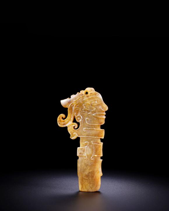金澤美術(shù)石家河 玉神人面