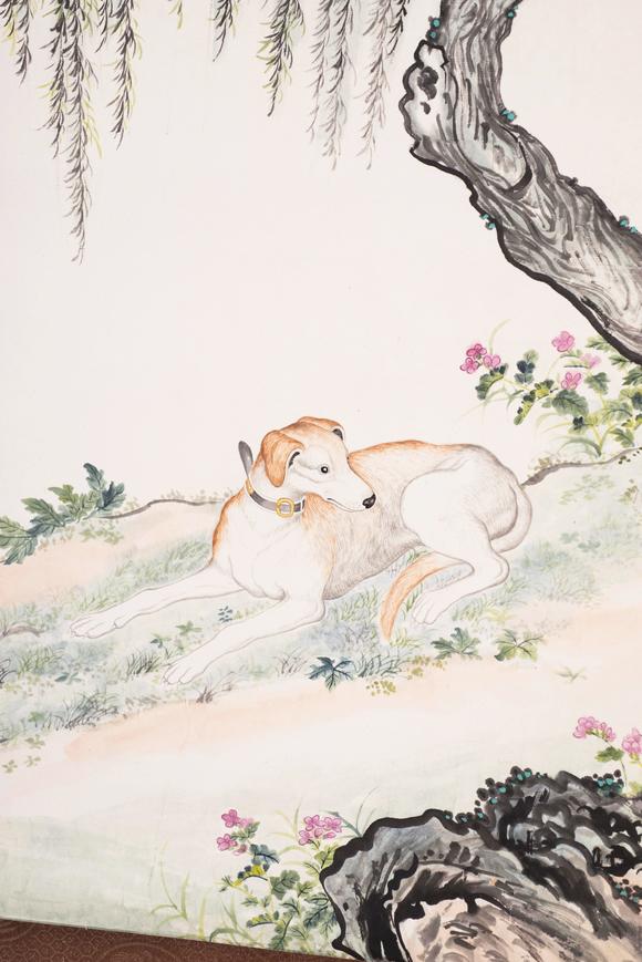 上海雅藏蘇珩 柳蔭臥犬