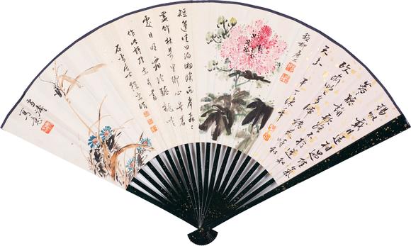 上海雅藏張大千、吳湖帆、王福廠、溥儒、謝稚柳等 格景書畫