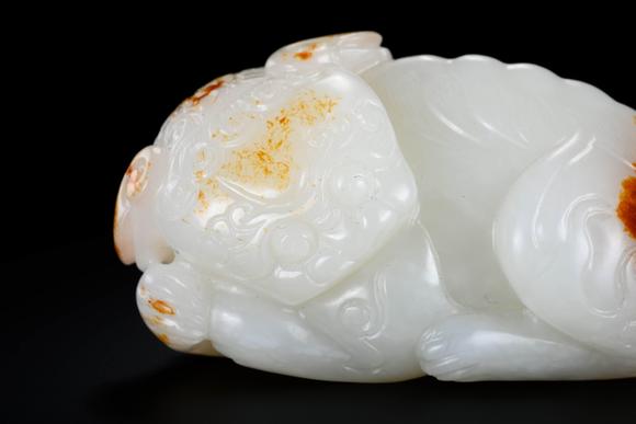 Cascade'sQing Bai Yu hong pi Rui beast | 清 白玉紅皮瑞獸