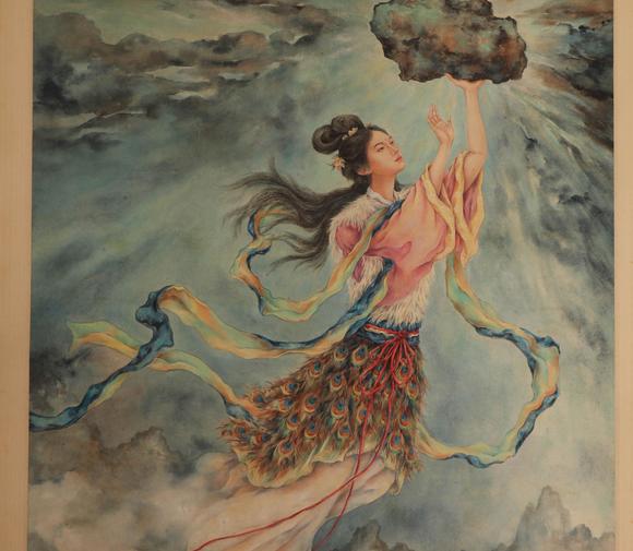 Eden Fine Antiques Galleries LLCXU BEIHONG GODDESS NUWA PAINTING
