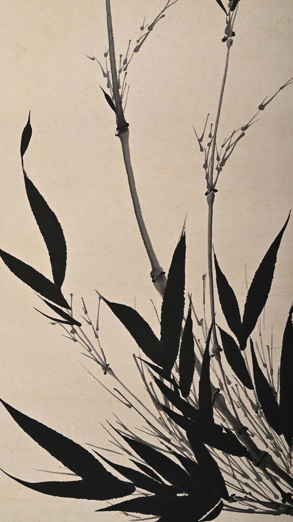 Eden Fine Antiques Galleries LLC1948 YU FEIAN BAMBOO SCROLL PAINTING