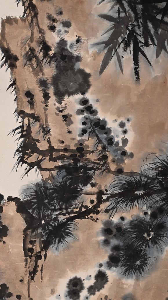 Eden Fine Antiques Galleries LLCPAN TIANSHOU BIRDS, FISH, AND ROCKS PAINTING
