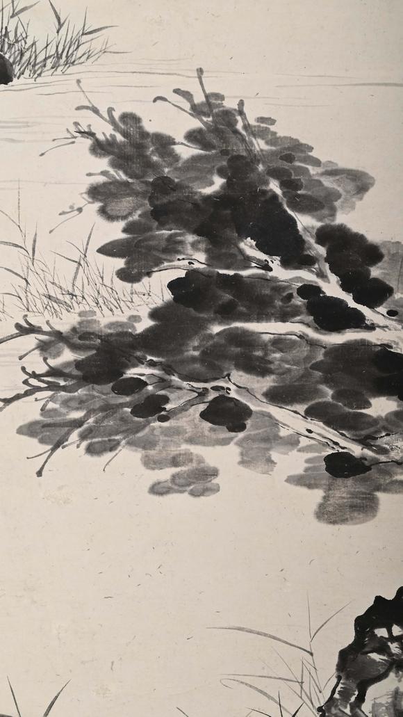 Eden Fine Antiques Galleries LLC1940 ZHANG DAQIAN LANDSCAPE WITH RIVER AND CLIFFS PAINTING