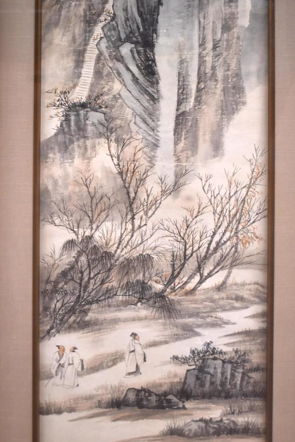 Eden Fine Antiques Galleries LLC1932 ZHANG DAQIAN 4 PANEL FRAMED PAINTING