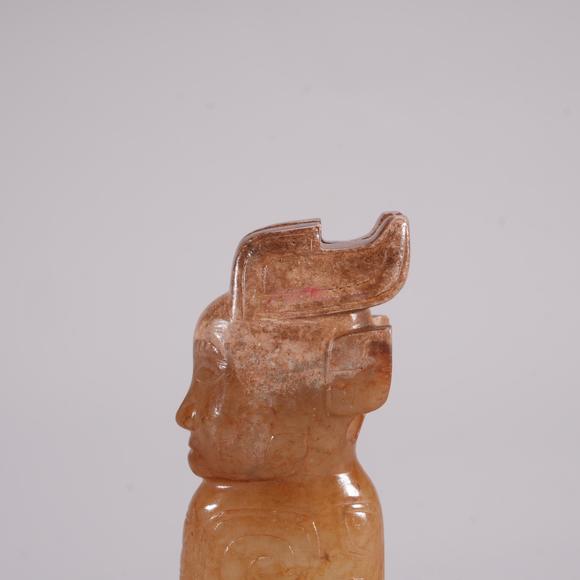 Eden Fine Antiques Galleries LLCA CHINESE ARCHAIC JADE HUMAN FIGURE