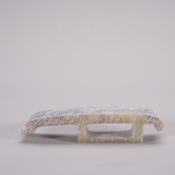 Eden Fine Antiques Galleries LLCA CHINESE ARCHAIC JADE SWORD SLIDE
