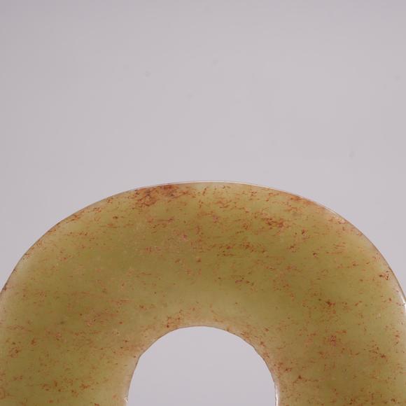 Eden Fine Antiques Galleries LLCA CHINESE ARCHAIC JADE BI DISC