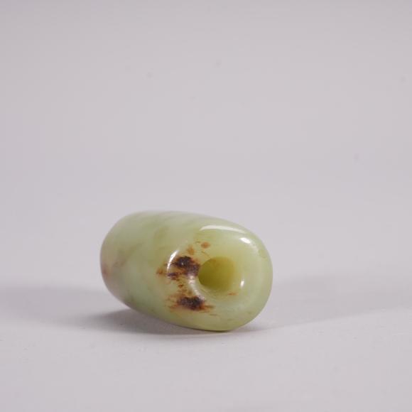 Eden Fine Antiques Galleries LLCA CHINESE ARCHAIC JADE TUBE BEAD