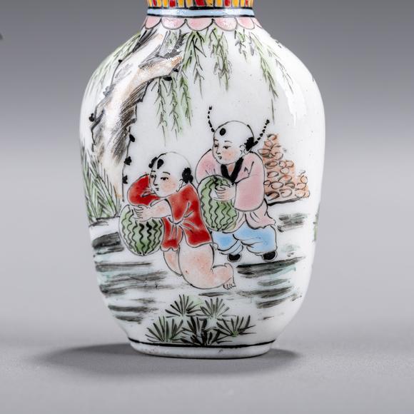 大阪美術(shù)商會清 鼻煙壺3點