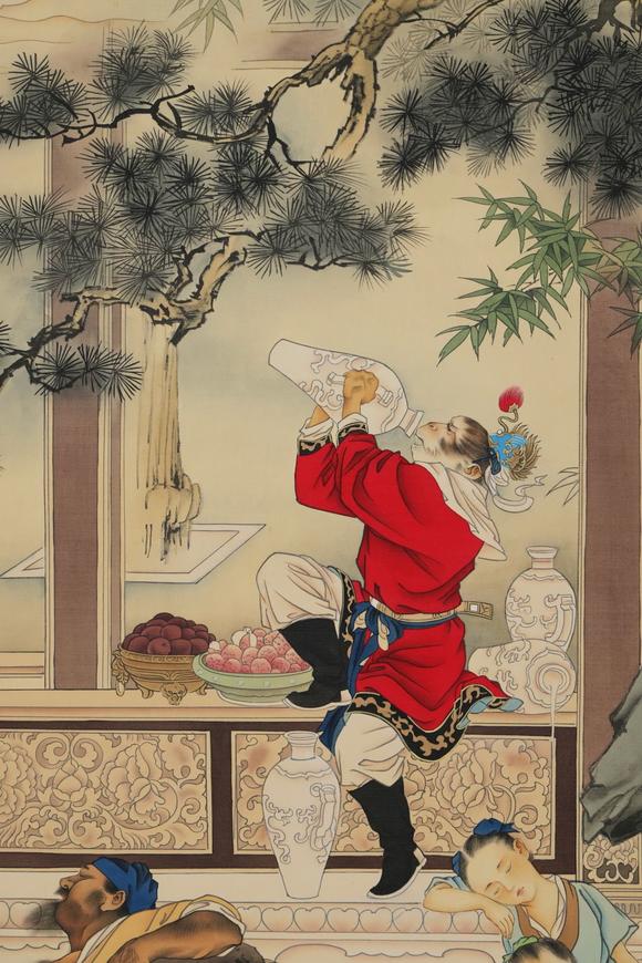 北京嘉翰絹本大鬧天宮 