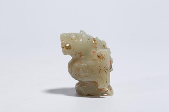 弘楊株式會(huì)社高古玉雕獸形掛飾