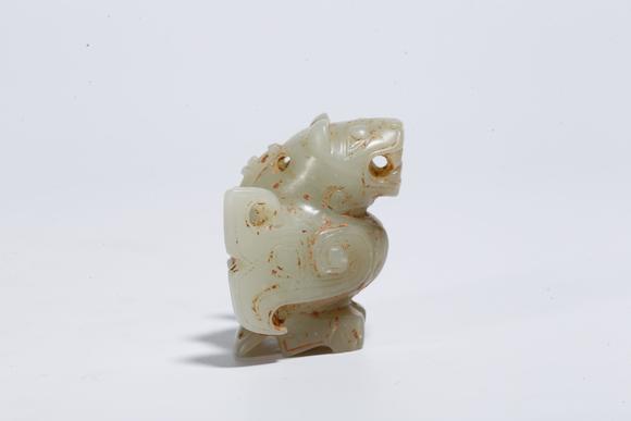 弘楊株式會(huì)社高古玉雕獸形掛飾