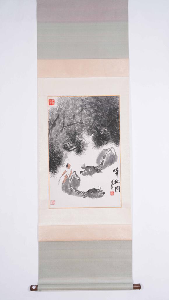 弘楊株式會(huì)社李可染紙本牧牛圖畫