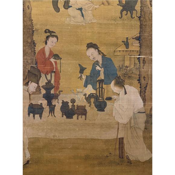 鐮倉美術(shù)劉松年 賞古圖