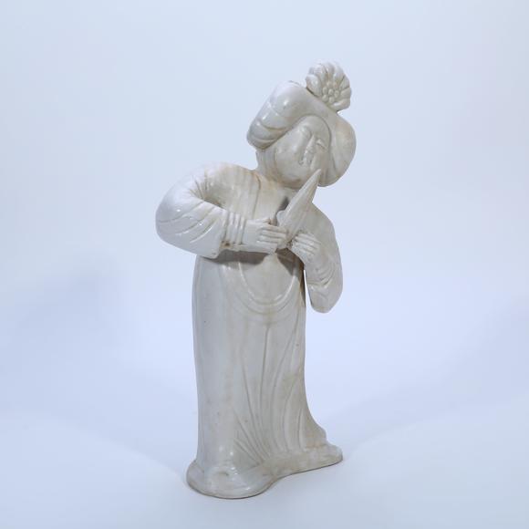 鐮倉(cāng)美術(shù)明以前 邢窯白釉仕女