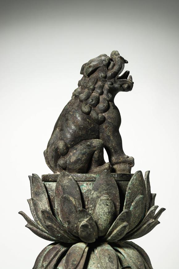 鐮倉(cāng)美術(shù)明以前 銅獅子香薰