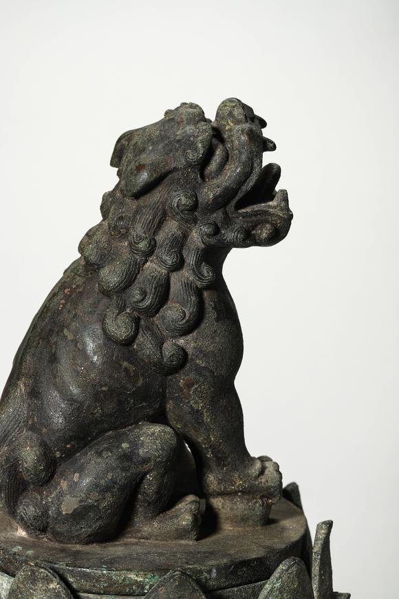 鐮倉(cāng)美術(shù)明以前 銅獅子香薰