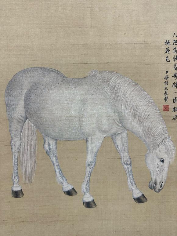 日本松町古美郎世寧 十駿圖