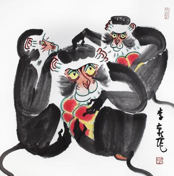 李燕   三猴兩桃