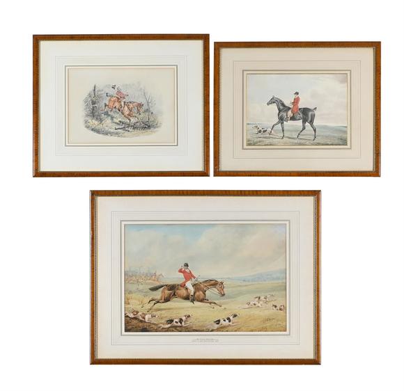 DreweattsHENRY ALKEN THE ELDER (BRITISH 1774-1850), A COLLECTION OF SEVEN HUNTING SCENES