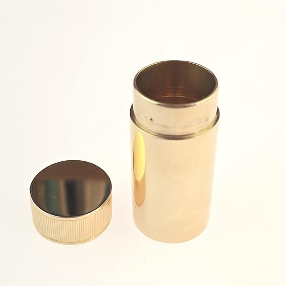 Auktionshaus BlankGolddose - Gelbgold 585/000 (14 K), zylindrische Wandung mit Schraub