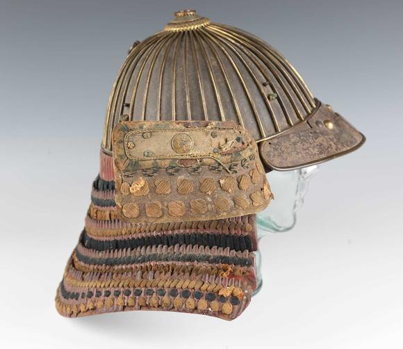 TooveysA Japanese suji kabuto, mid-Edo period, the steel skull body
