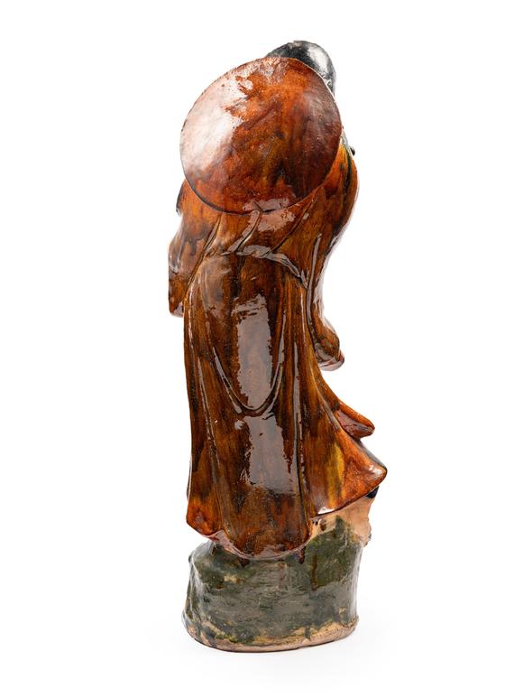 Marcopolo AuctionsA HUGE SHIWAN CERAMIC FIGURE OF A LUOHAN, China, Qing dynasty (1644-1911)