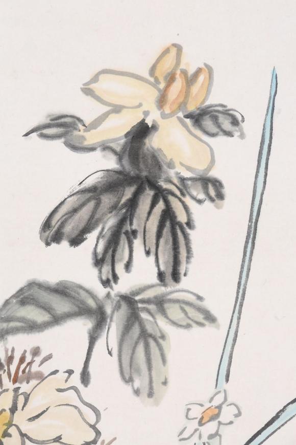 東京SAKURA拍賣（東京櫻花拍賣）黃賓虹 花卉
