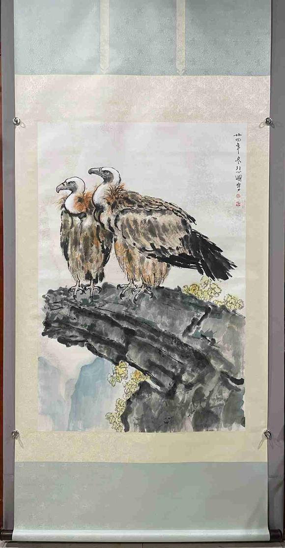 日本松町古美徐悲鴻 雄視圖