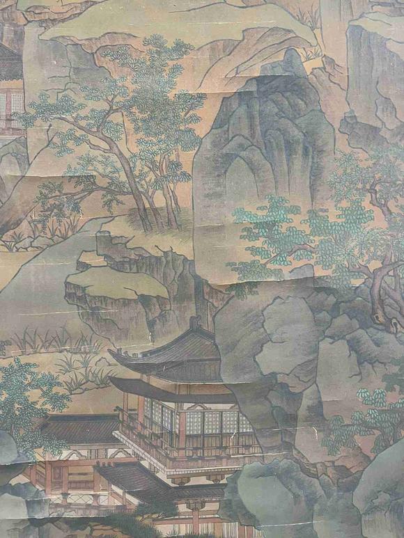 日本松町古美趙孟頫 春山泛舟圖