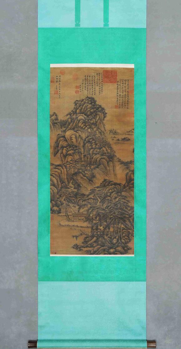 日本松町古美趙孟頫 松山高隱圖
