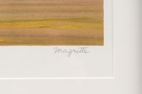 Coronari Auctions BVRene Magritte (1898-1967, after): 'Souvenir de voyage', lithograph in colours, ed. 162/275, dated 2011