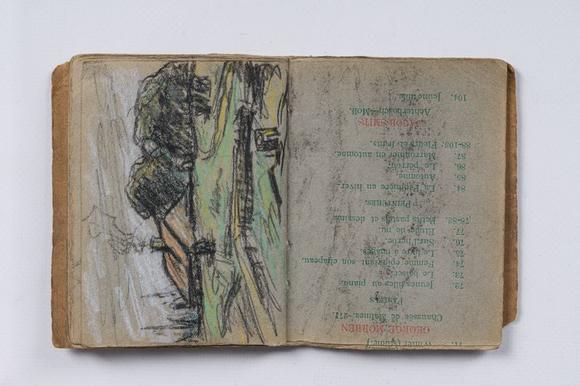 Coronari Auctions BVEugeen Van Mieghem (1875-1930): A sketchbook with scenes of daily life in Antwerp, charcoal and pastel, dated 22 and 23 August 1901