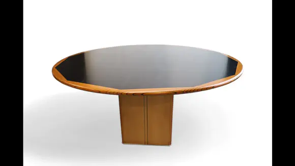 Goldfield Auction sarlsAfra and Tobia SCARPA (1935- ) Exceptional set of one table and six chairs model 