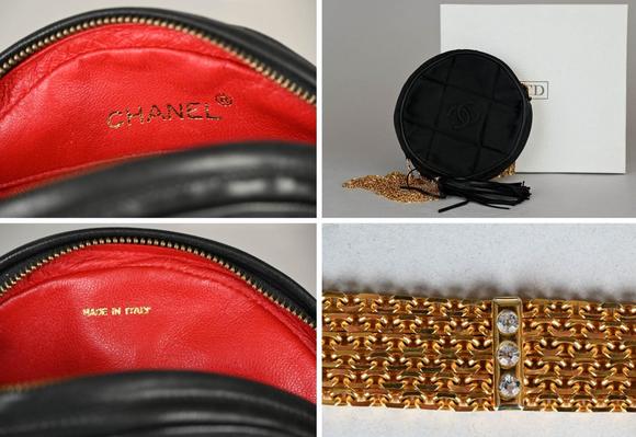 Loeckx AuctioneersEvening bag from Chanel \'circle bag in satin\'…