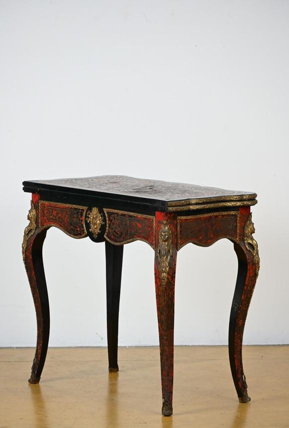 Loeckx AuctioneersGaming table with Boulle work, Napoleon III (*)…