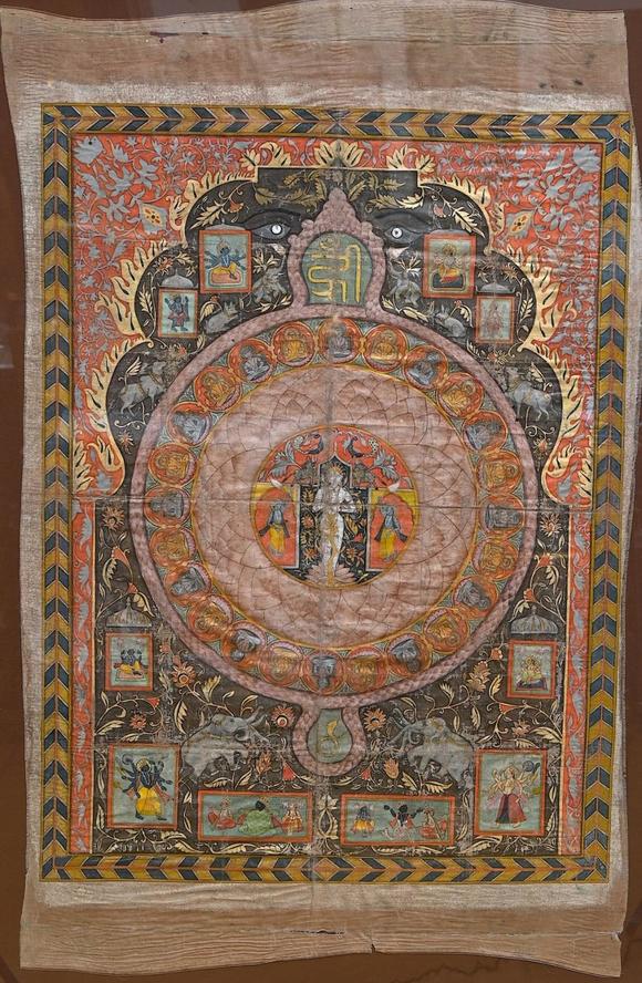 Loeckx AuctioneersA rare and large Jain painting on textile, Uttar P…