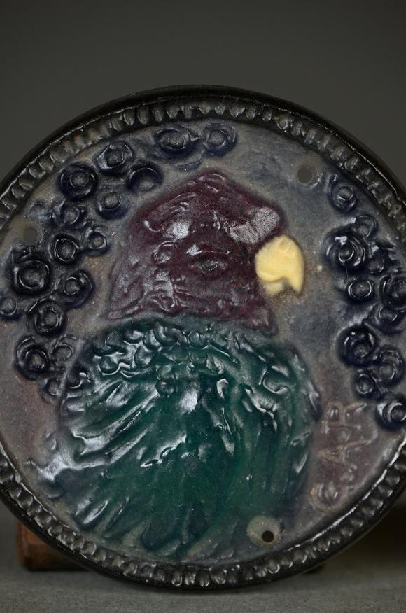Loeckx AuctioneersArgy Rousseau Collection: two ‘parrot’ pendants in…