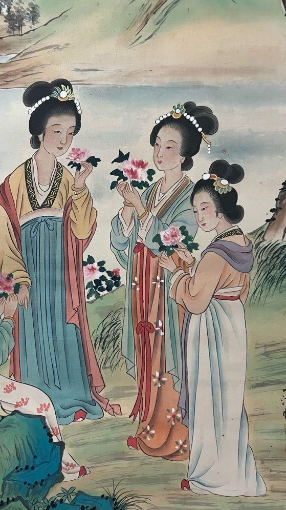 日本松町古美吳湖帆 人物圖