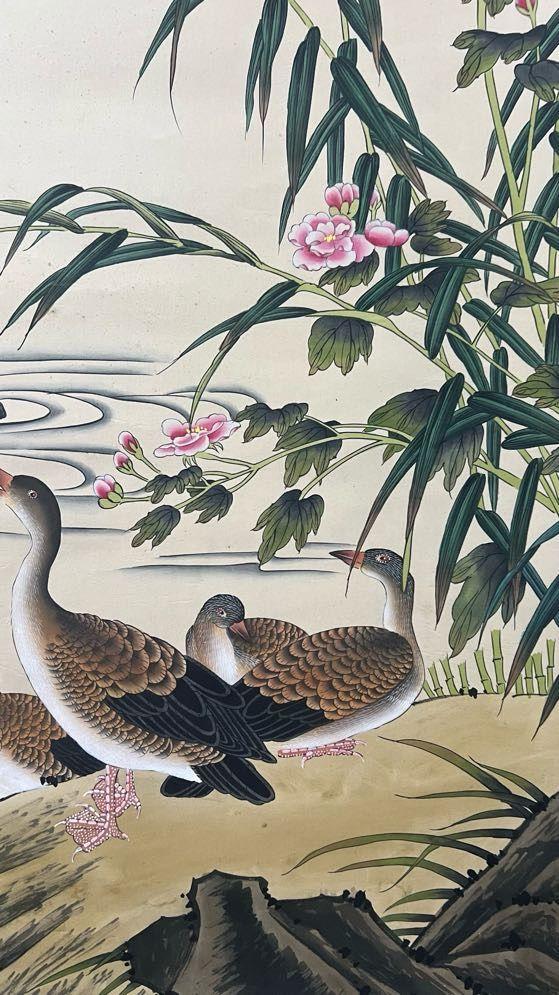 日本松町古美陳之佛 花鳥圖